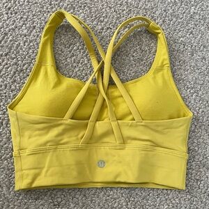 lululemon athletica Vibrant Yellow Sports Bra